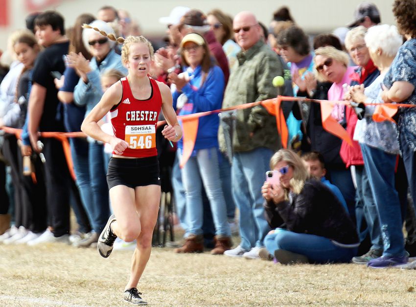 Chester Area's Emery Larson juggles two sports during championship season